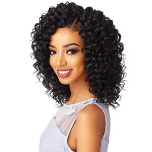 3 PACKS/LOT Sensationnel Synthetic Hair Crochet Braids Lulutress 2X Deep Twist 8" (99J)
