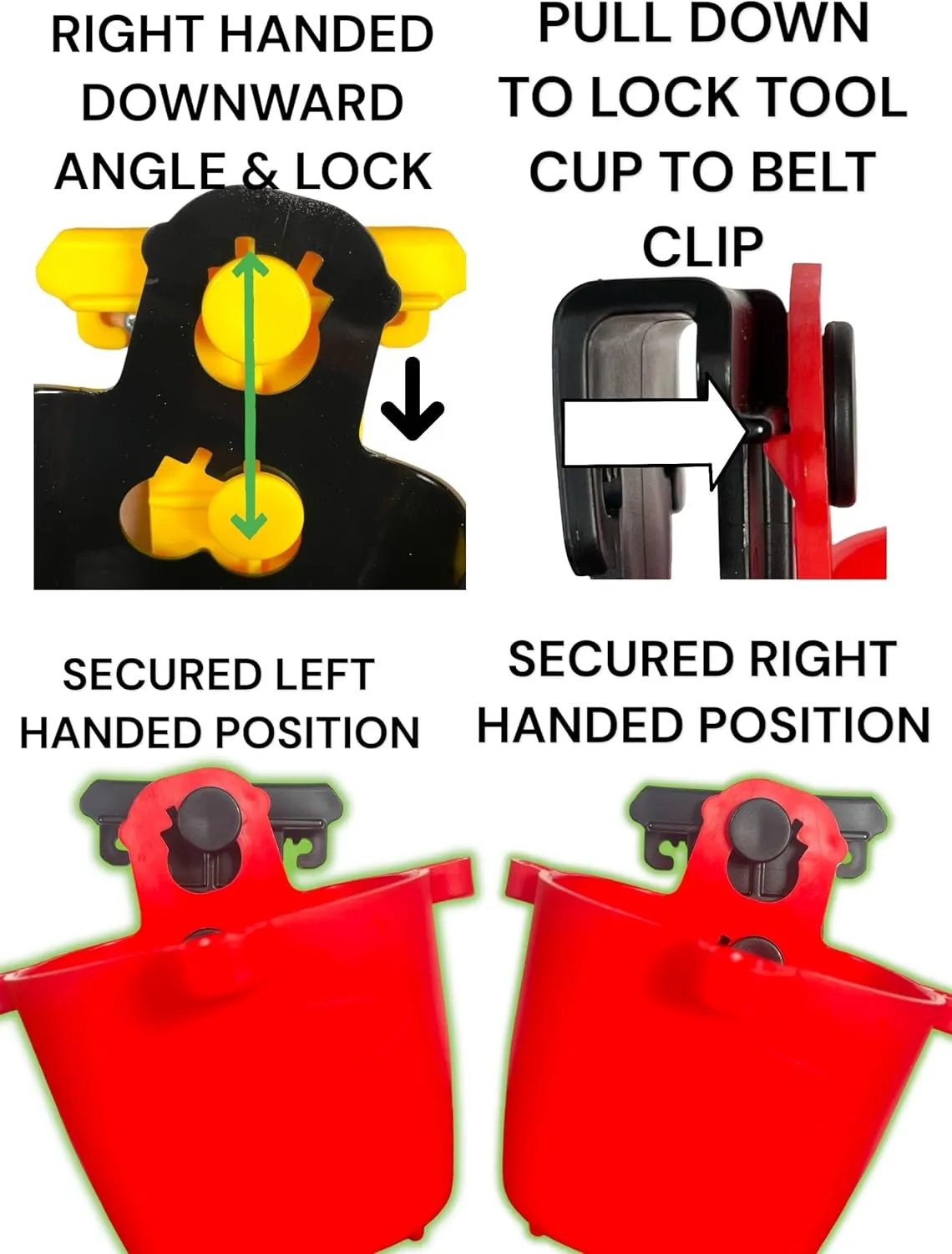 All-N-One PRO Tool Holster and Tool Organizer | Drill Gun Holster | Hammer Holster | Nail Gun Holster | Sqeed Square Holster | Hammer Loop