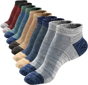 Ankle Low Cut Socks for Men/Women Short Cotton Casual Anti-Skid Moisture Wicking Socks