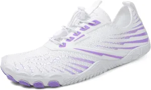 Barefoot Womens Men Pro Shoes with Wide Toe Box Healthy and Non-Slip Breathable Fashion Hiking Footwear Shoe Unisex Pro Box Outdoor Lightweight Hike Athletic Walking Running Sneakers Unisex