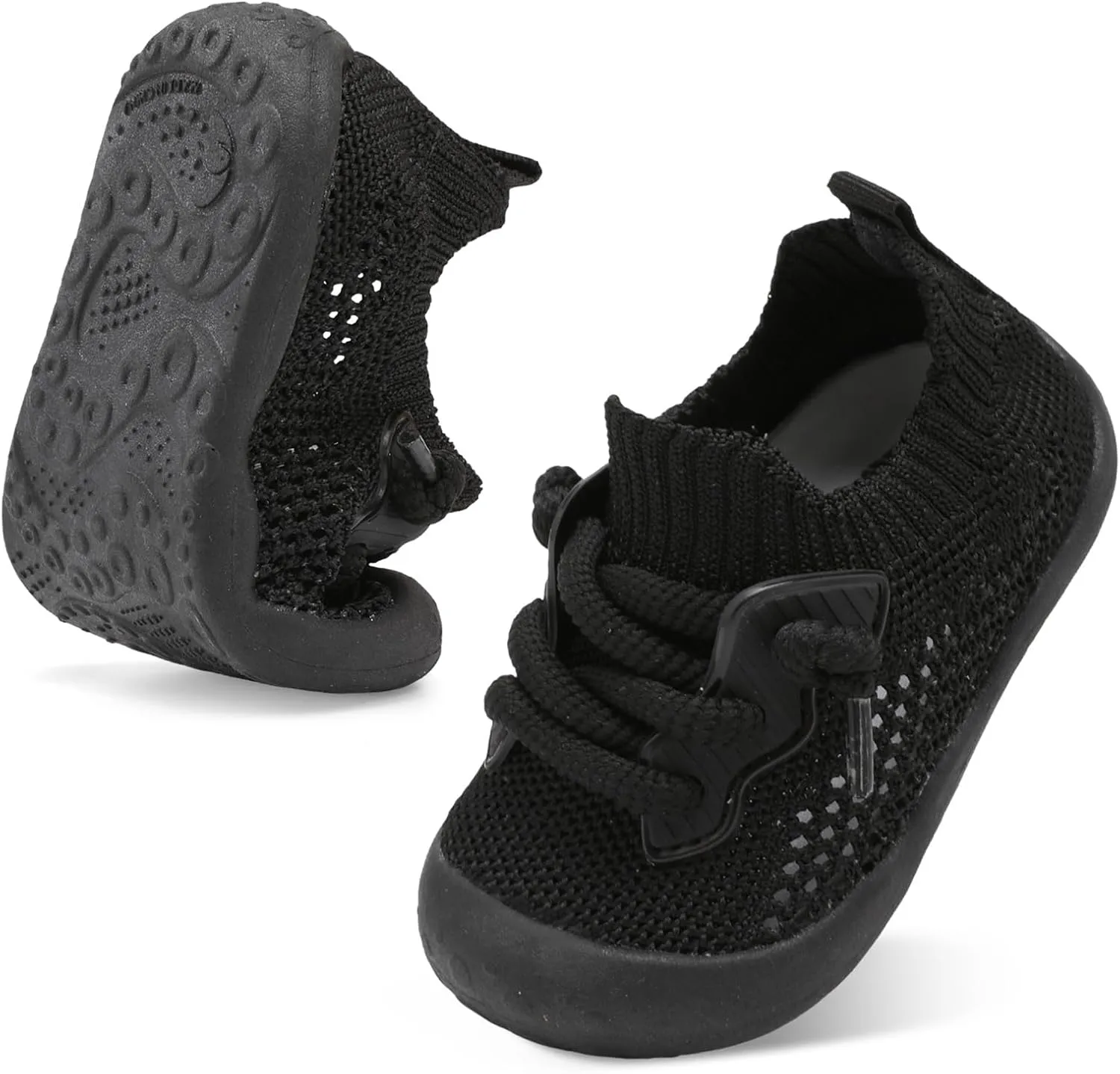 BARERUN Baby Shoes Baby First Walking Shoes Infant Sneakers Wide Barefoot Slip on Soft Sole Boys Girls Crib Shoe Toddler Breathable Lightweight House Socks