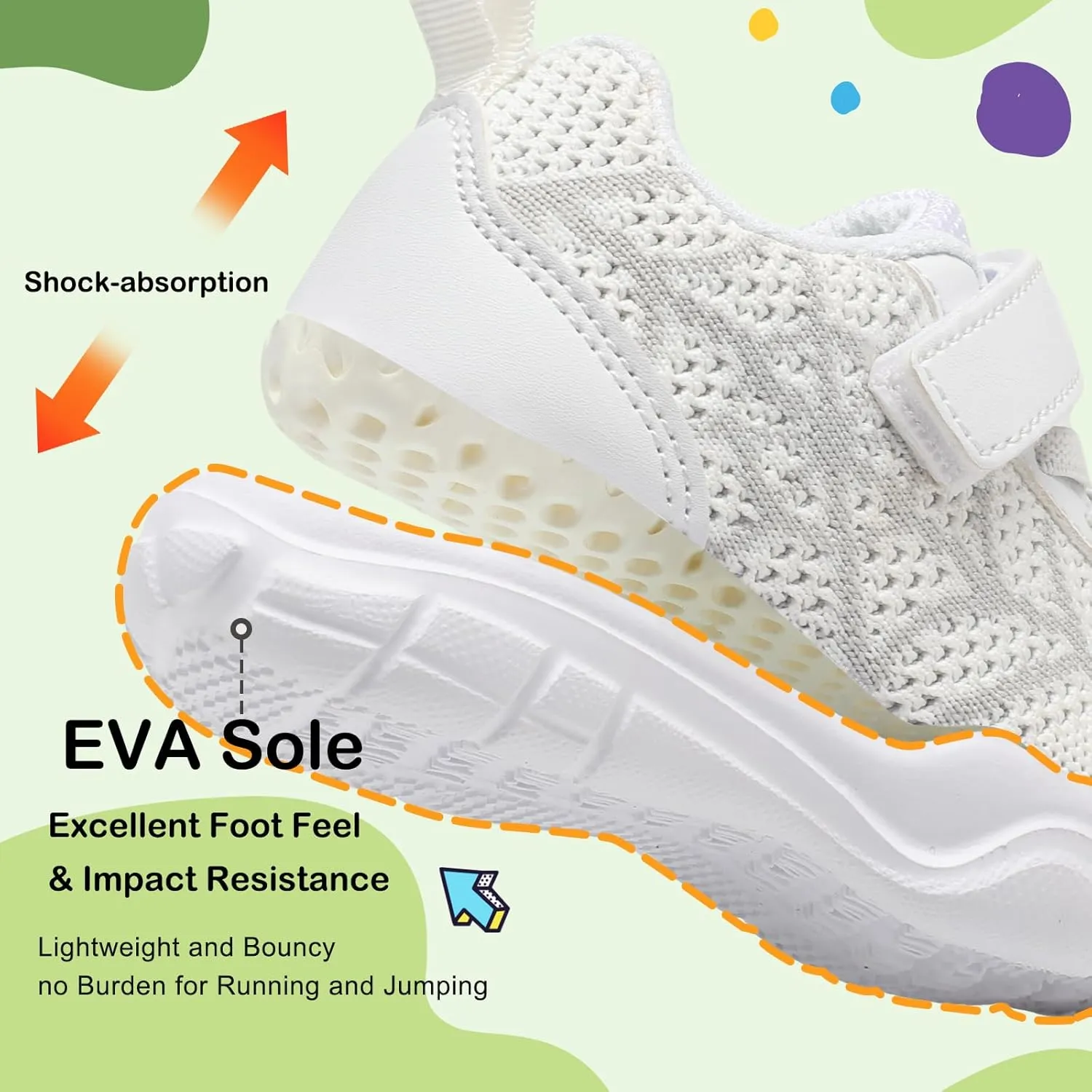 BARERUN Toddler Shoes Boys Girls Barefoot Shoes Kids Breathable Sneakers School Tennis Shoes Slip on Running Shoes Infant Toddler Walking Shoes