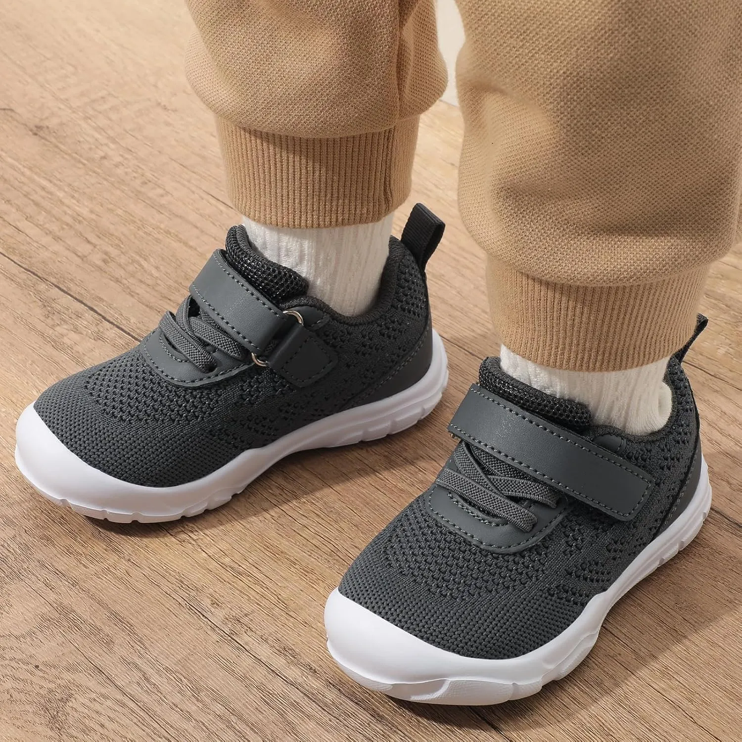 BARERUN Toddler Shoes Boys Girls Barefoot Shoes Kids Breathable Sneakers School Tennis Shoes Slip on Running Shoes Infant Toddler Walking Shoes