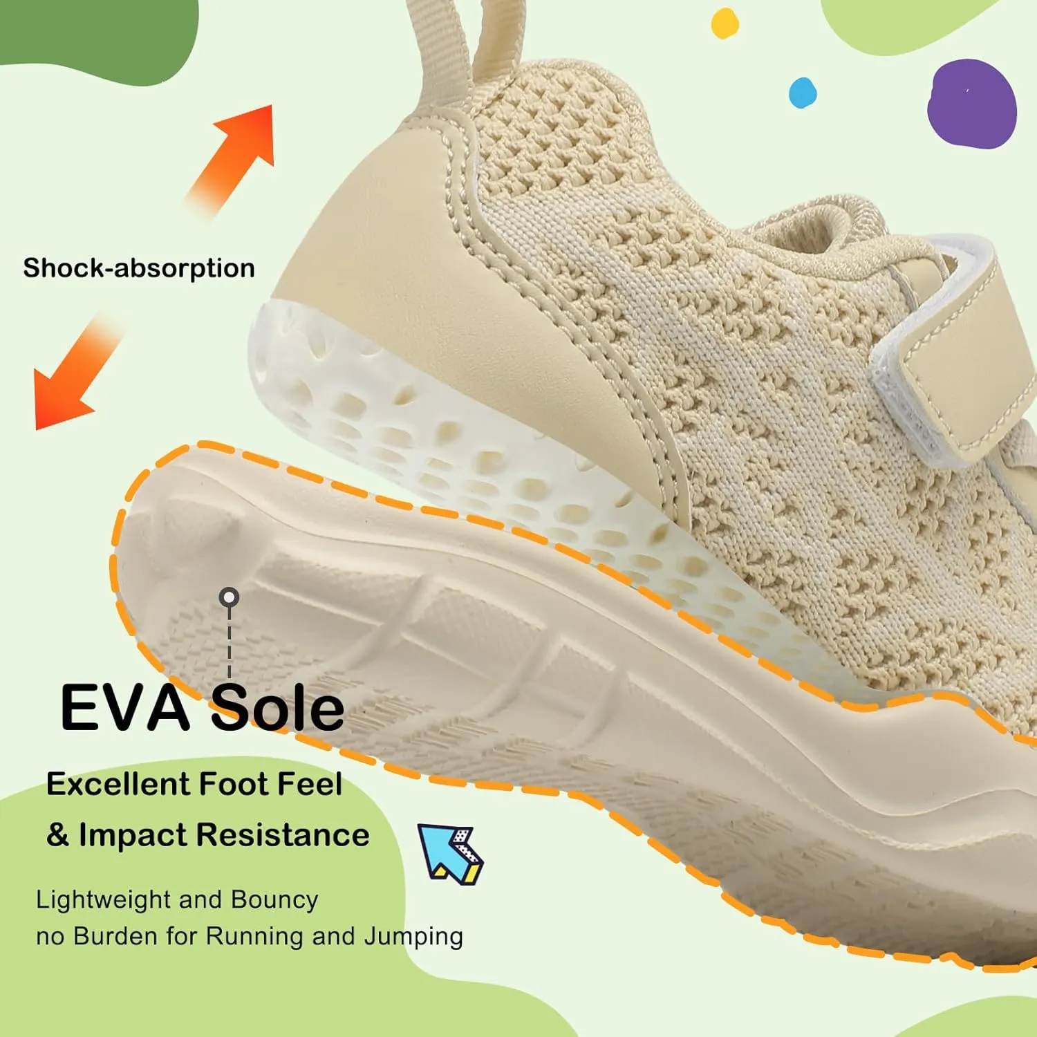 BARERUN Toddler Shoes Boys Girls Barefoot Shoes Kids Breathable Sneakers School Tennis Shoes Slip on Running Shoes Infant Toddler Walking Shoes