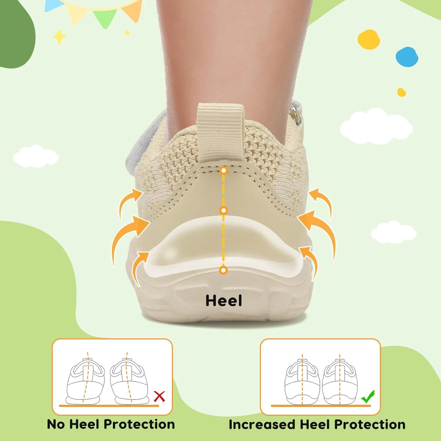 BARERUN Toddler Shoes Boys Girls Barefoot Shoes Kids Breathable Sneakers School Tennis Shoes Slip on Running Shoes Infant Toddler Walking Shoes