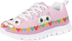 Belidome Boys Girls Kids Sneakers Knitted Mesh Sports Shoes Lightweight Breathable for Running Walking Hiking