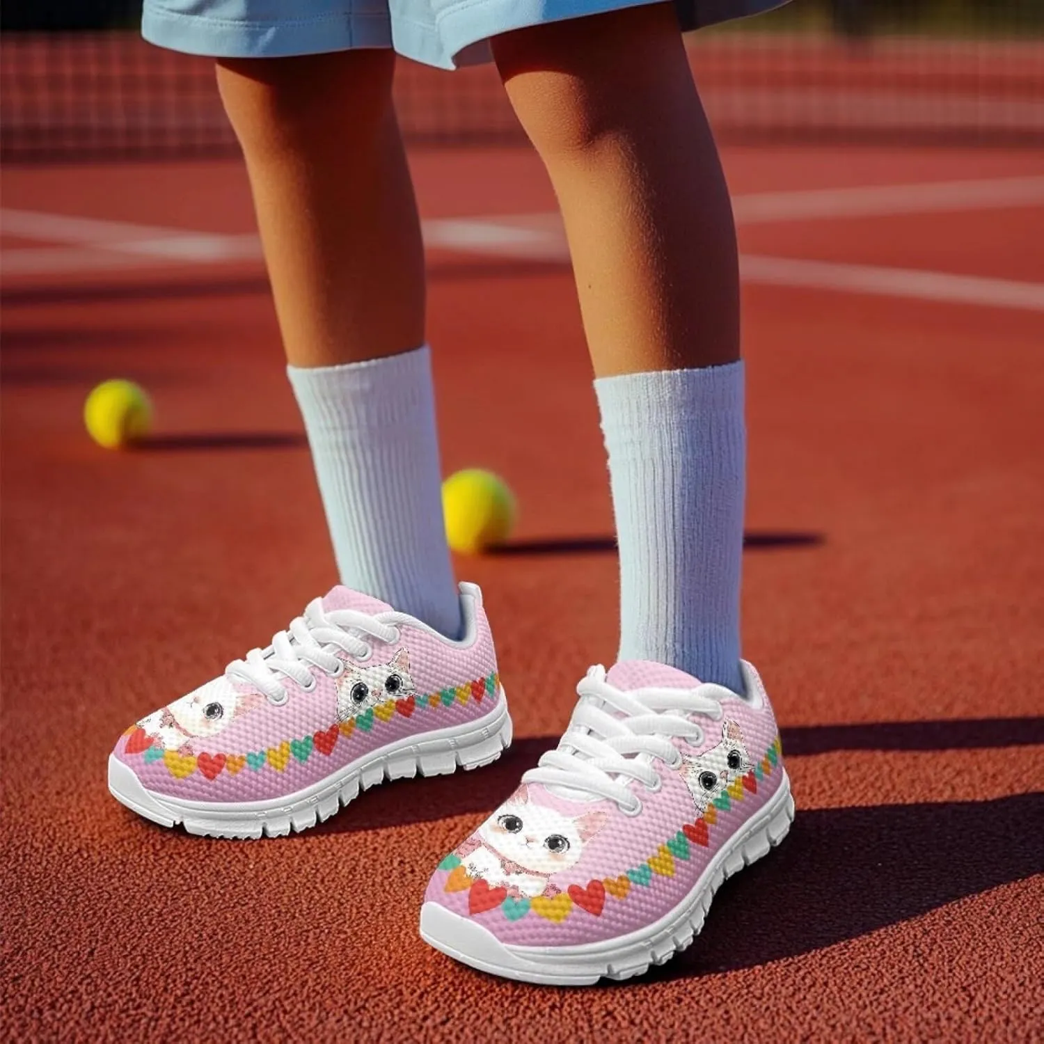Belidome Boys Girls Kids Sneakers Knitted Mesh Sports Shoes Lightweight Breathable for Running Walking Hiking