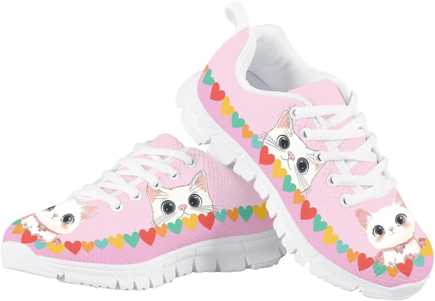 Belidome Boys Girls Kids Sneakers Knitted Mesh Sports Shoes Lightweight Breathable for Running Walking Hiking