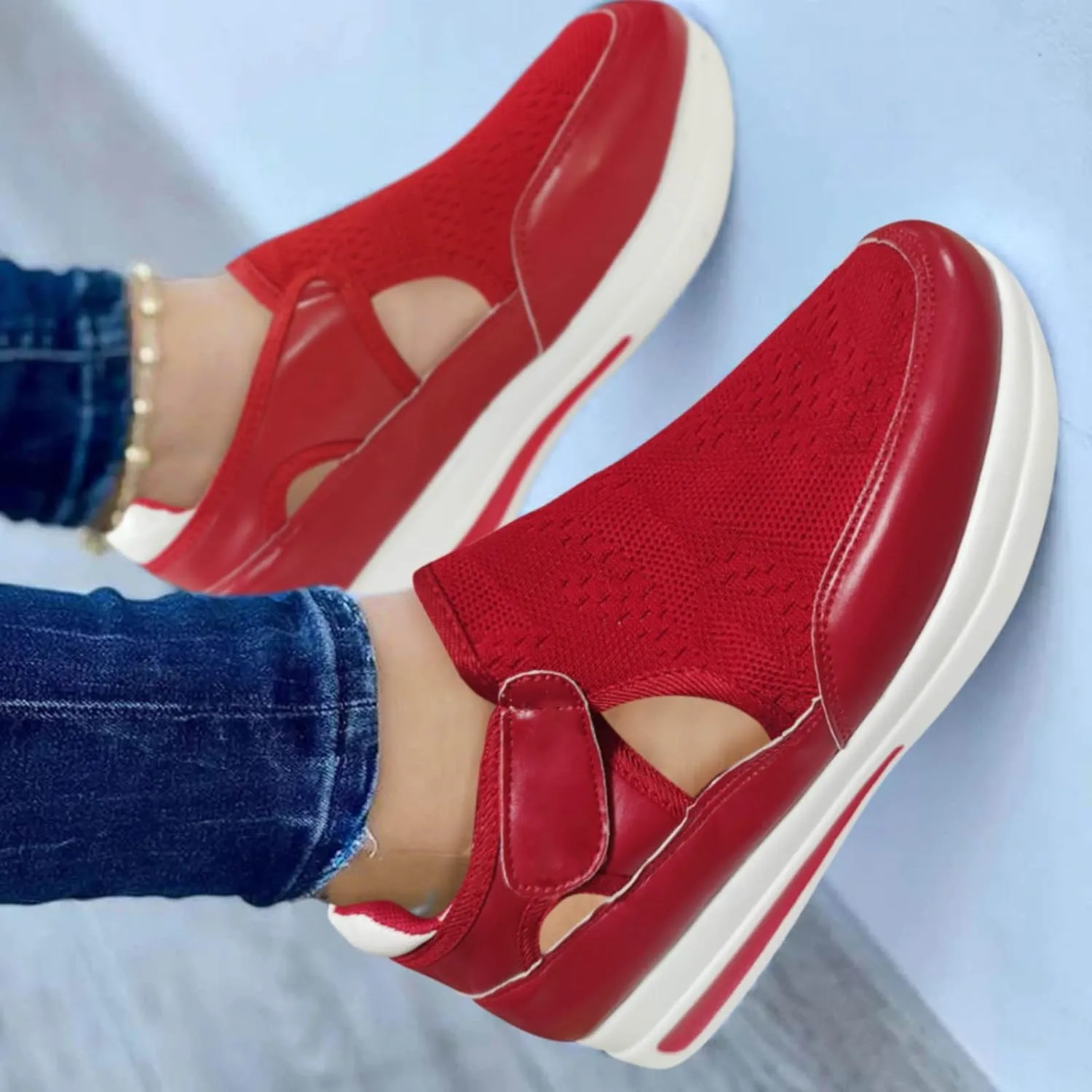 Black and White Fashion Sneakers Women Zapatillas Ortopedicas Cerradas Y Anchas Para Mujer Women's Running Shoes Size 7 Womens Black Sneakers Size 9.5 Wide Comfy Shoes for Women Slip On Dressy