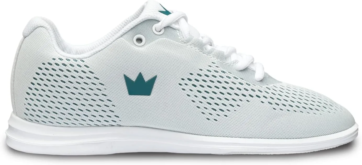 Brunswick Axis Wht/Teal Ladies Size 6