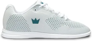 Brunswick Axis Wht/Teal Ladies Size 7.5