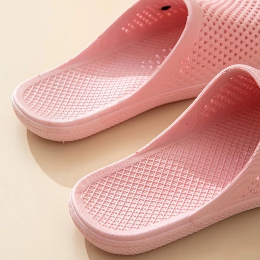 Bunny Slippers Bathroom Slippers Cave Flip-flops Flat Top Slippers Female Soft Sole Non-slip Indoor and Outdoor Wear Casual
