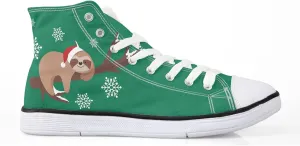 Canvas Shoes for Women High Top Canvas Sneakers Teens Girls Novelty Animal Print Sports Shoes Lightweight Lace ups Casual Walking Shoes