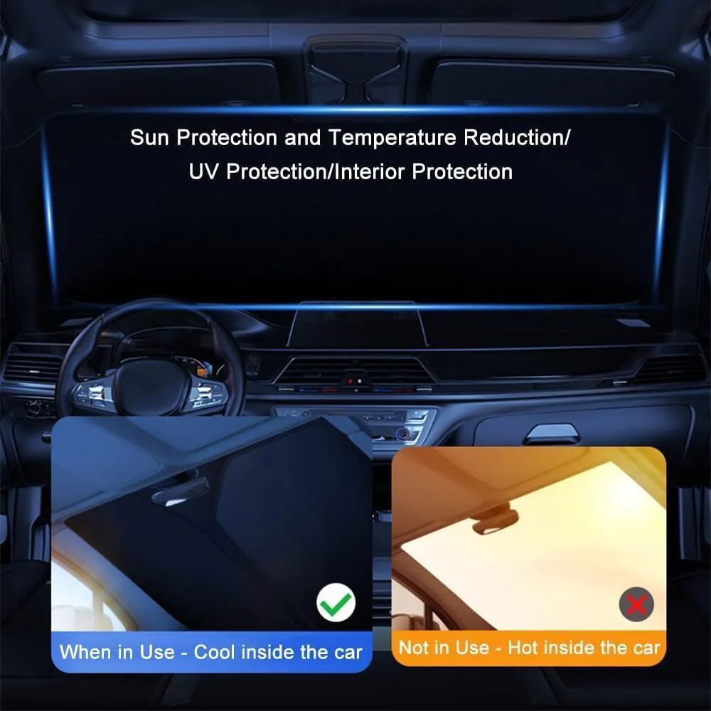 Car Window Shades for Buick Excelle XT Hatchback, Breathable Mesh Car Side Window Sun Shade Glare Privacy Car Window Sun Blocker Car Shades for Side Windows,Front Windshield