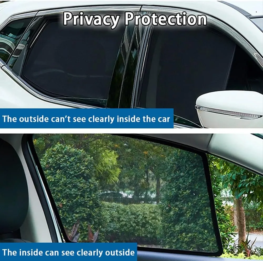 Car Window Shades for Suzuki Super Vitra, Breathable Mesh Sun Shield Car Window Shade Sunshades Privacy Curtains Heat Block Car Side Window Sun Shade,7pcs Wholecar