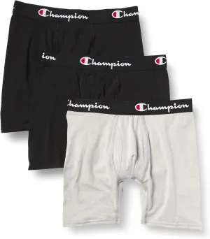 Champion Men's Every Day Comfort Stretch Cotton Boxer Briefs
