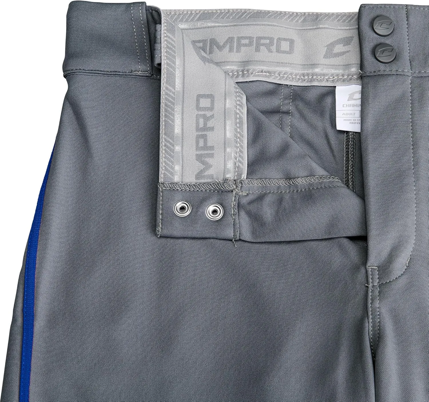CHAMPRO Men's Triple Crown 2.0 Open Bottom Baseball Pants with Braid