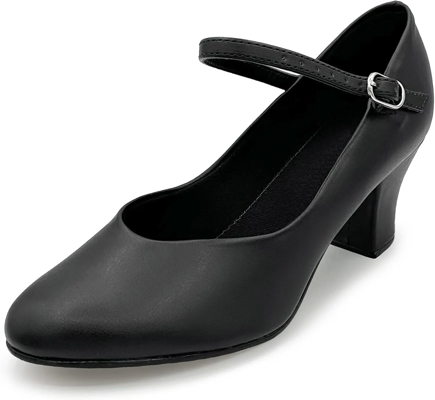 Charlene Character Shoes, 2" Heel, Leather Sole, Dance Shoes for Women, Ballroom, Salsa, Tango, Comfort - CH52