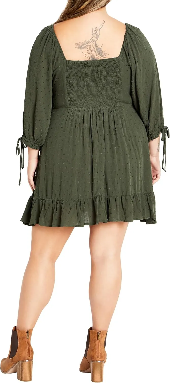 City Chic Women's Plus Size Allegra Mini Dress
