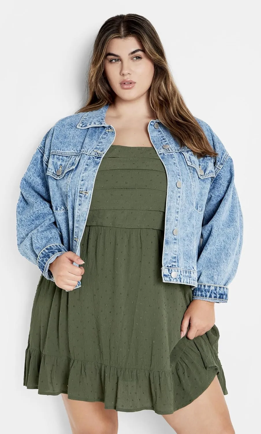 City Chic Women's Plus Size Allegra Mini Dress
