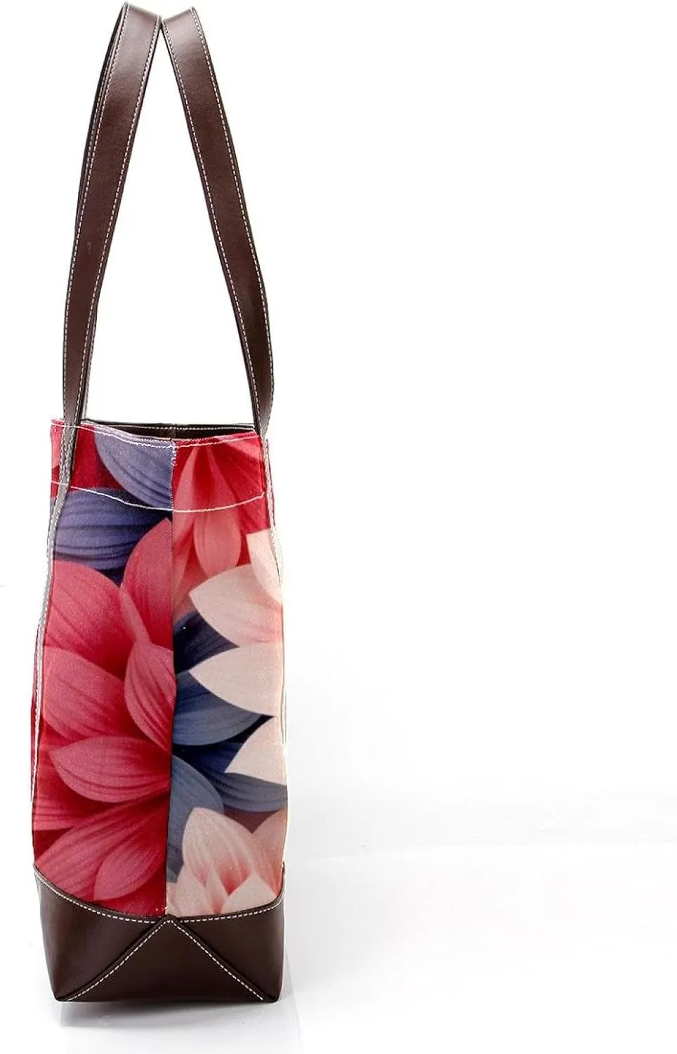 Colorful Petal Flowers-969 Shoulder Purses for Women Large Soft Washed Leather Purses and Durable Handbags
