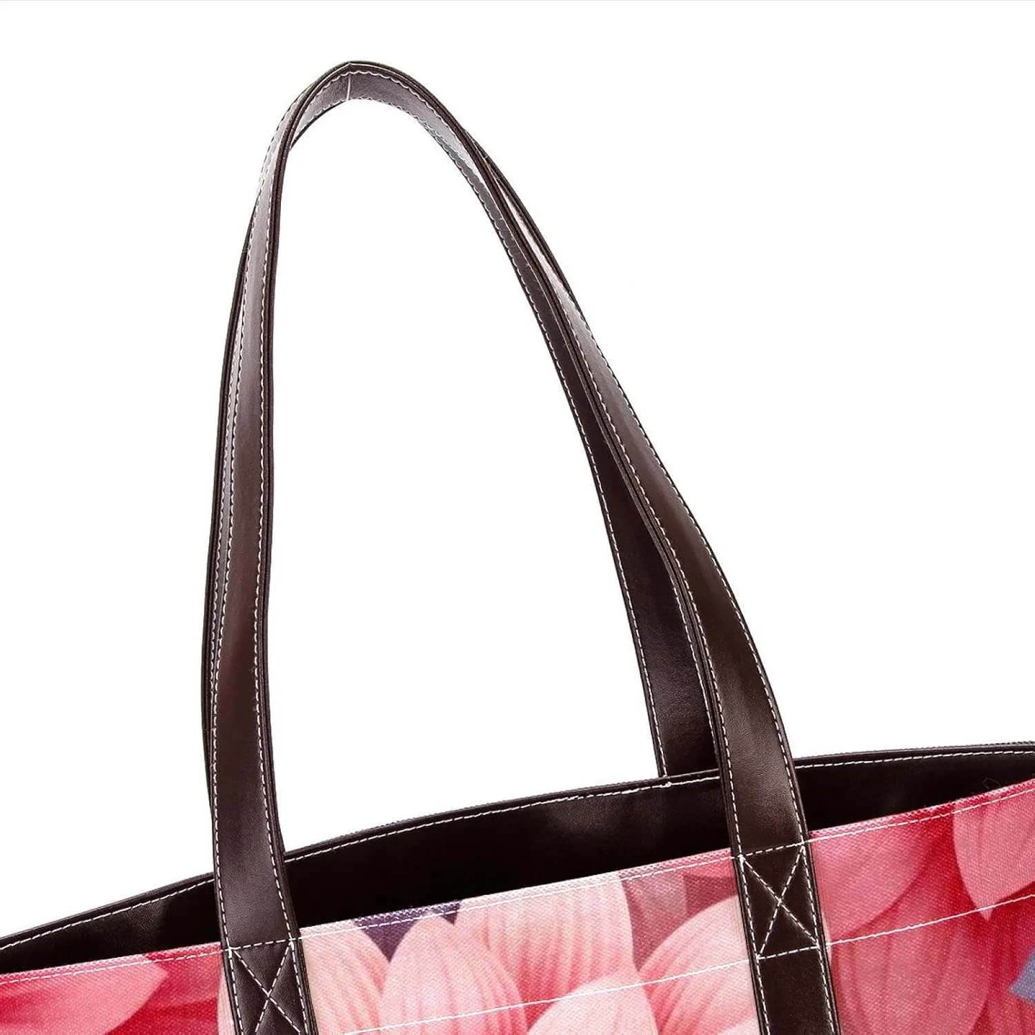 Colorful Petal Flowers-969 Shoulder Purses for Women Large Soft Washed Leather Purses and Durable Handbags
