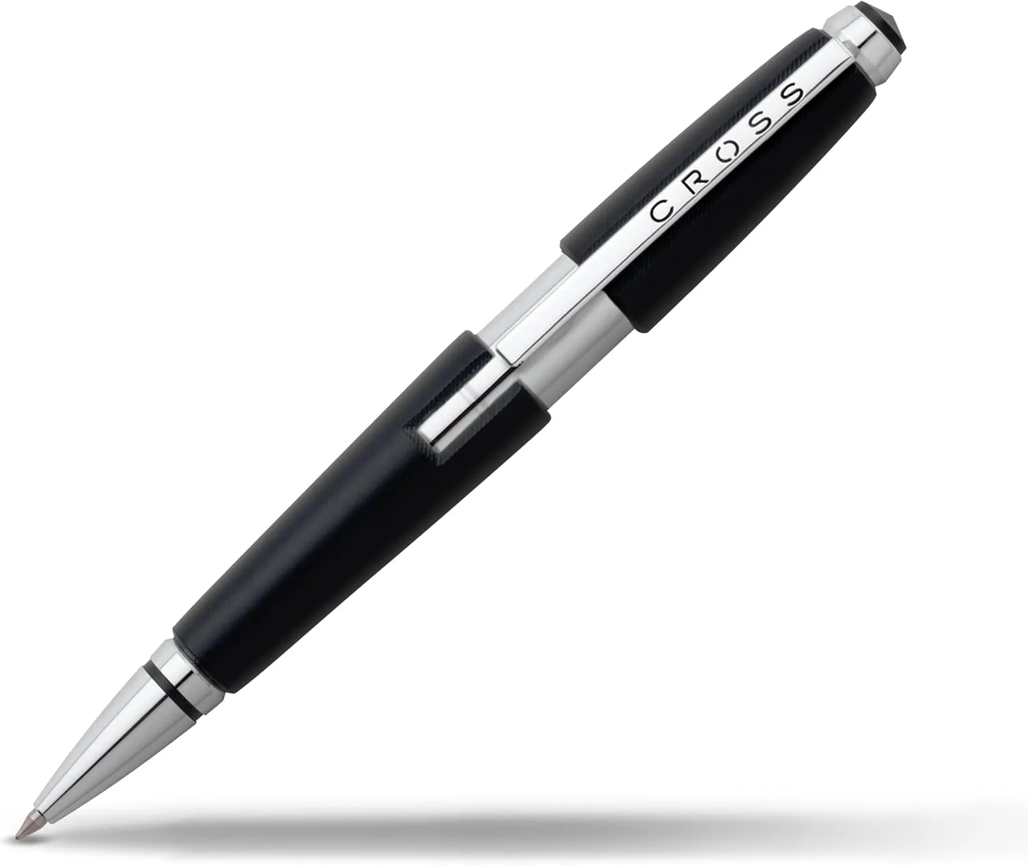 Cross Edge Gel Pen, Retractable, Medium 0.7 Mm, Black Ink, Black Barrel