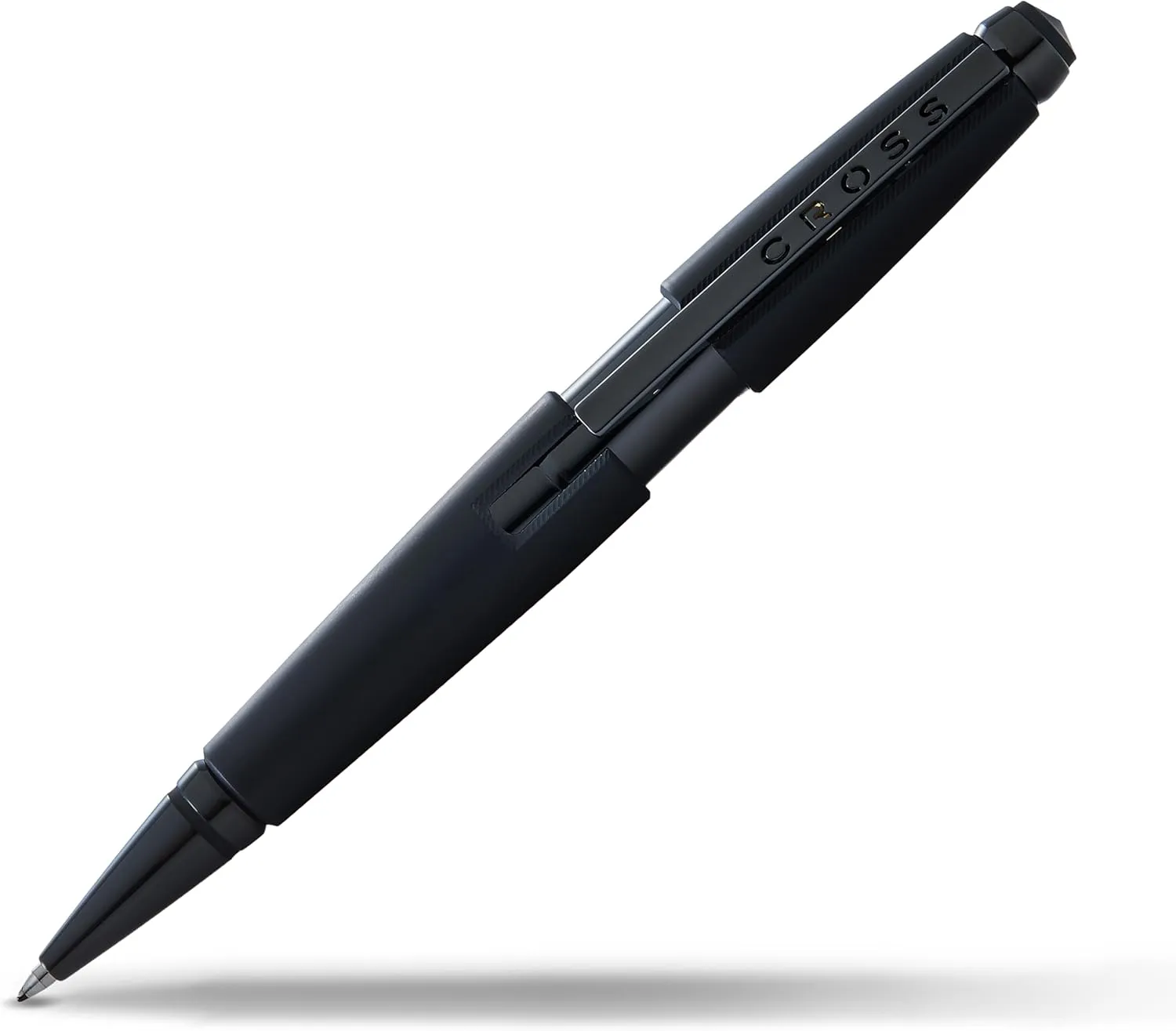 Cross Edge Refillable Rollerball Pen Presented in a Premium Gift Box - Medium Point, Black Ink, Matte Black