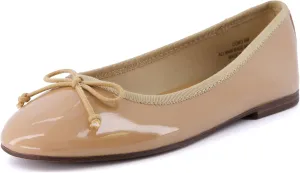 CUSHIONAIRE Women's Como Bow Flat with  Memory Foam and Wide Widths Available