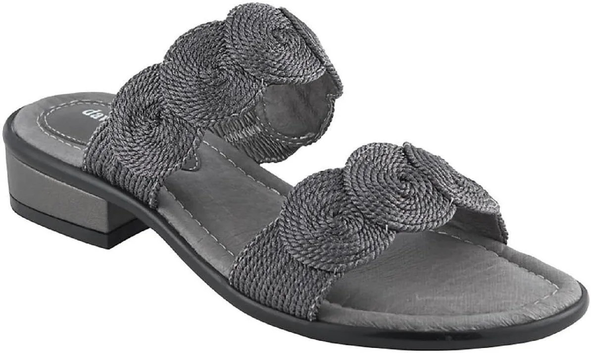 David Tate Womens Honey Slip-on Casual Slide Sandals