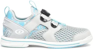 Dexter Women's Pro BOA Bowling Shoes - Light Grey/Blue 6