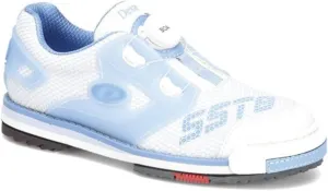 Dexter Women's SST 8 Power Frame Boa Bowling Shoe (for Right and Left Handed Bowlers. Women's Shoe Sizing) s - White/Blue 8.5