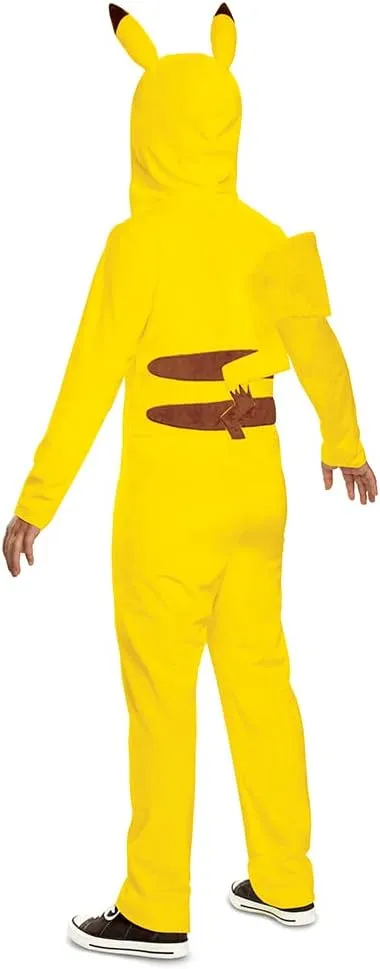 Disguise Pikachu Costume for Kids, Official Pokemon Costume Hooded Jumpsuit