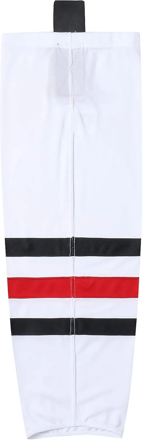 EALER HS100 Series Team Color Dry Fit Ice Hockey Socks Foer Junior To Senior & Youth To Adult