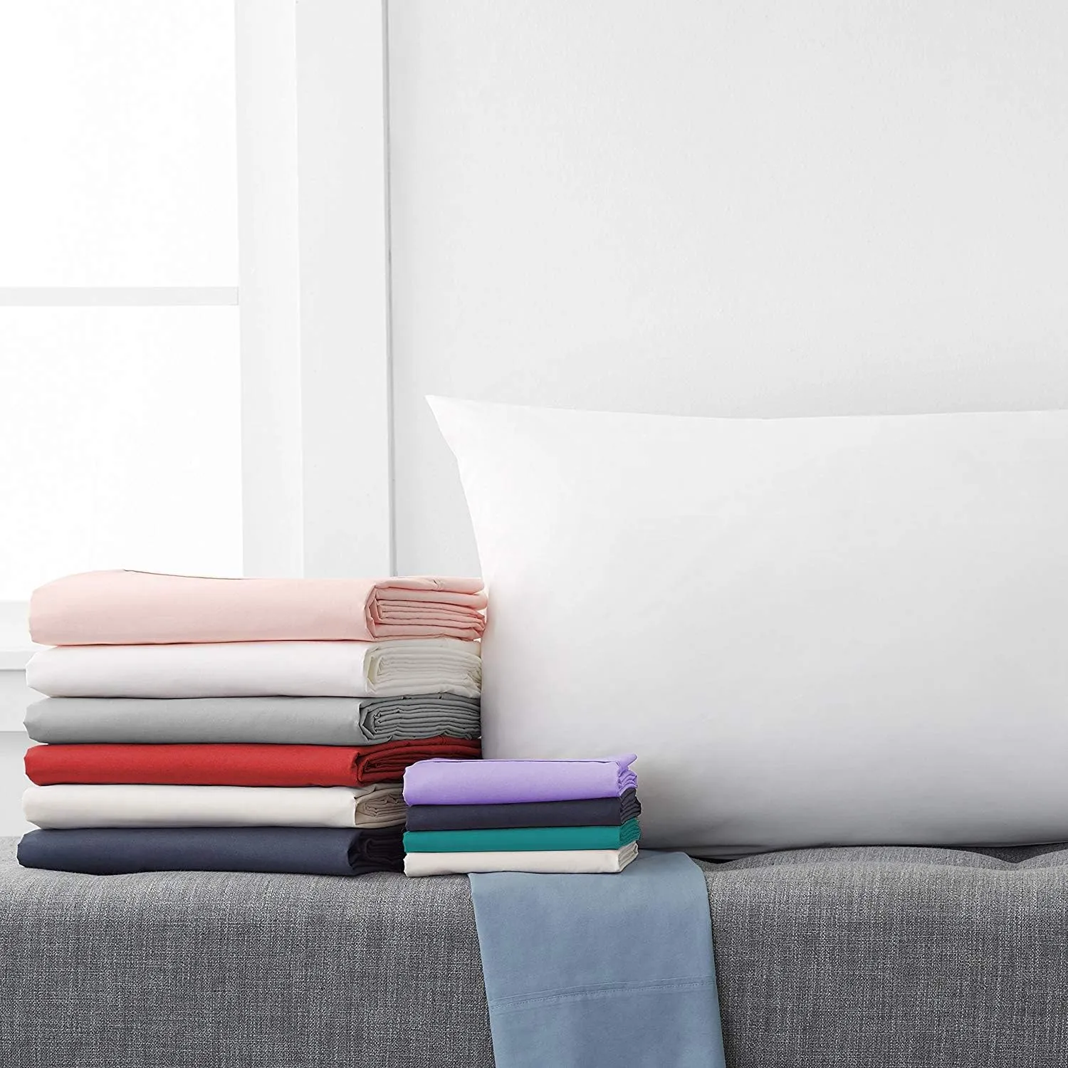 Elegant Comfort 1500 Premier Wrinkle & Fade Resistant Hotel Quality 4-Piece Bed Sheet Set Ultra Soft Luxurious Bed Sheet Set Includes Flat Sheet, Fitted Sheet and 2 Pillowcases