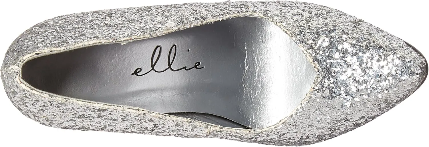 Ellie Shoes Women's 511-Glitter Slide Pump