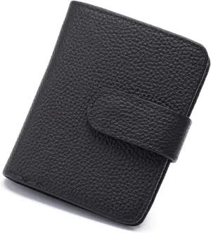 FALAN MULE Wallet Women RFID Blocking Slim Genuine Leather Small Womens Wallet with Zipper Coin Pocket