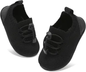 FEETCITY Baby Shoes Boys Girls First Walking Shoes Infant Sneakers Crib Shoes Breathable Lightweight Slip On Shoes