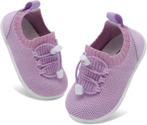 FEETCITY Baby Shoes Boys Girls First Walking Shoes Infant Sneakers Crib Shoes Breathable Lightweight Slip On Shoes