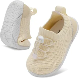 FEETCITY Baby Shoes Boys Girls First Walking Shoes Infant Sneakers Crib Shoes Breathable Lightweight Slip On Shoes