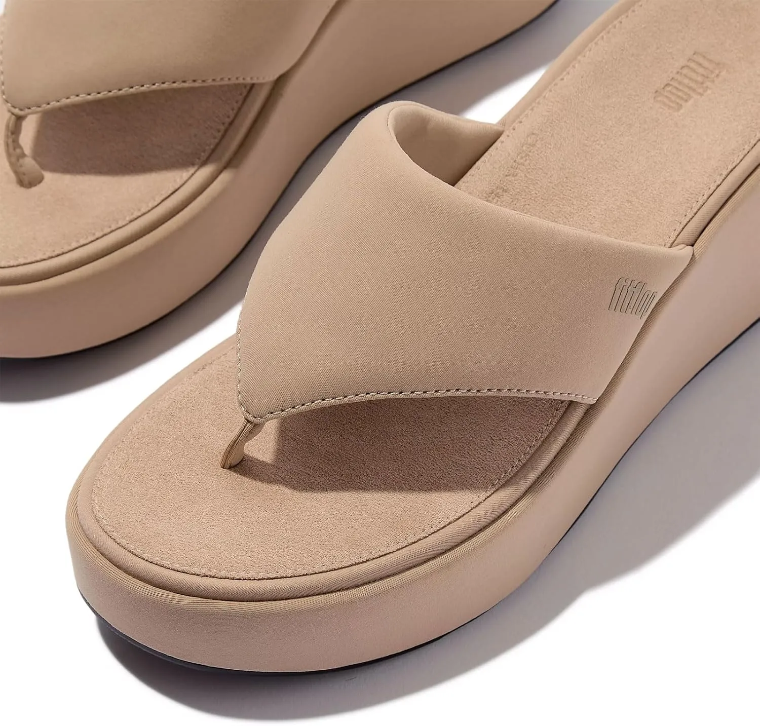 FitFlop Women's Platfforms Wedge Toe-Post Sandals