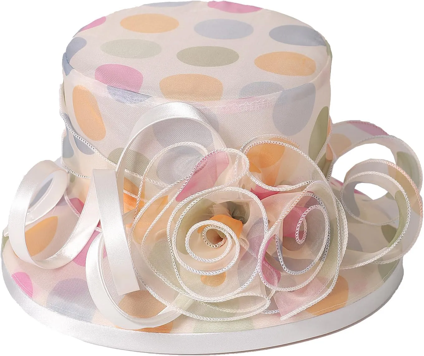 Flat Top Sun Visor Hats for Women Floral Bride Wedding Fascinator Hat Bucket Hat Cocktail Party Derby Cap