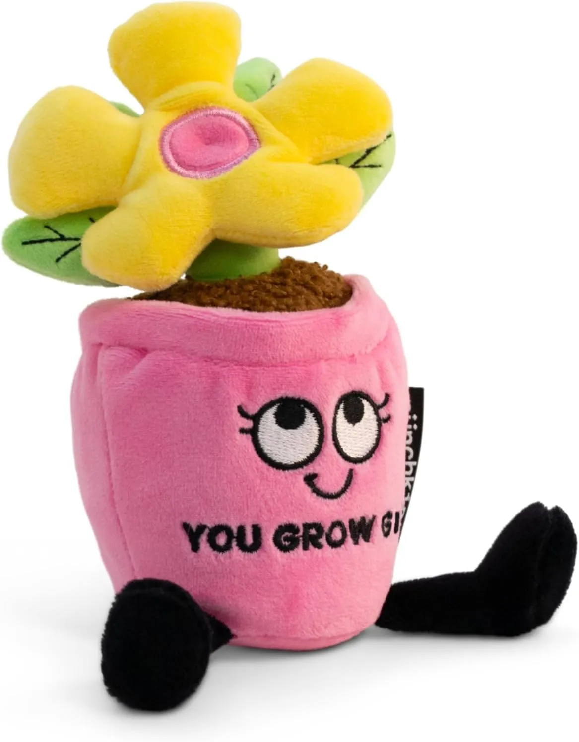 Flower Plushie - You Grow Girl Cute Flower Plush, Funny Plushie Gift for Kids