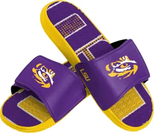 FOCO LSU Tigers NCAA Mens Gradient Wordmark Gel Slide - M