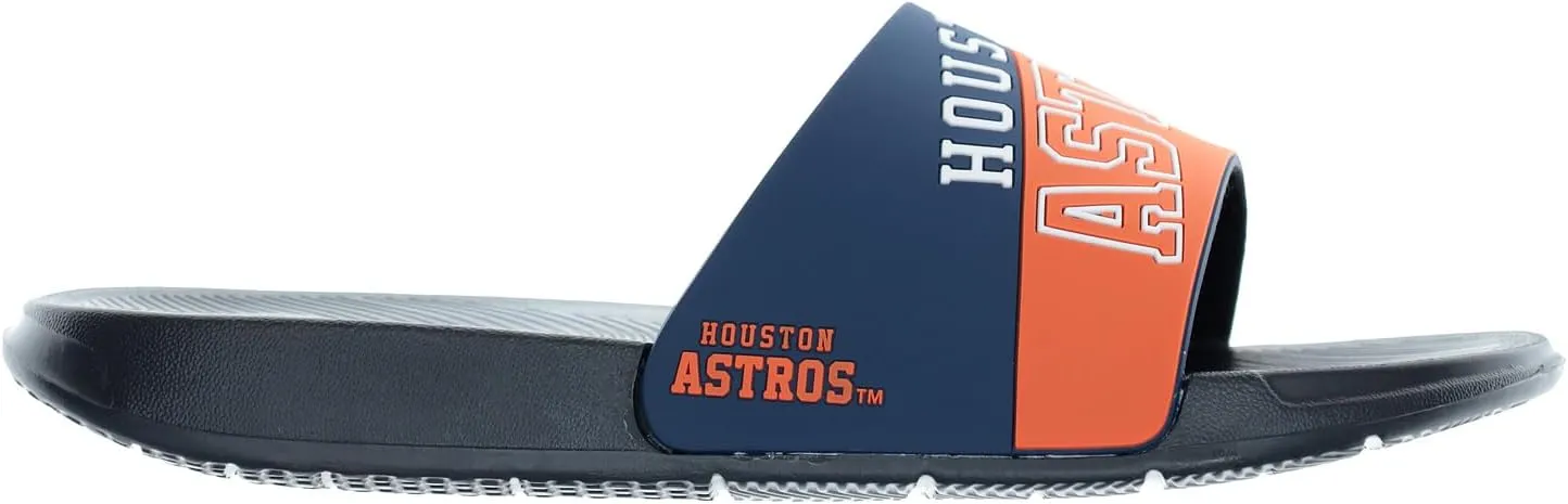 FOCO Men's MLB Big Logo Raised Slide