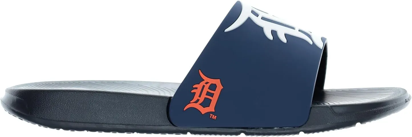 FOCO Men's MLB Big Logo Raised Slide