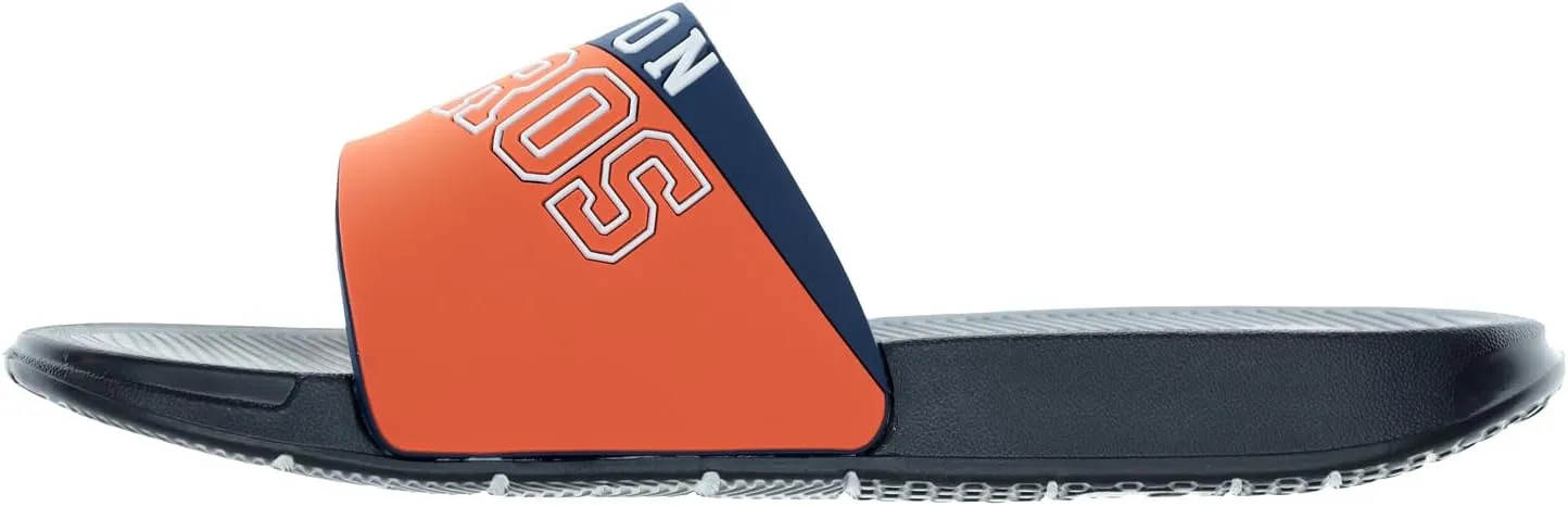 FOCO Men's MLB Big Logo Raised Slide