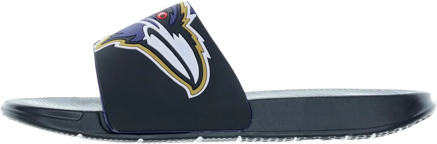 FOCO Men's NFL Big Logo Raised Slide