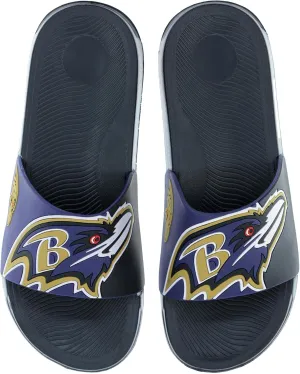 FOCO Men's NFL Big Logo Raised Slide