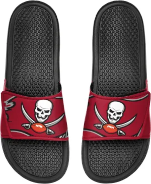FOCO Men's NFL Team Logo Shower Sport Slide Flip Flop Sandals